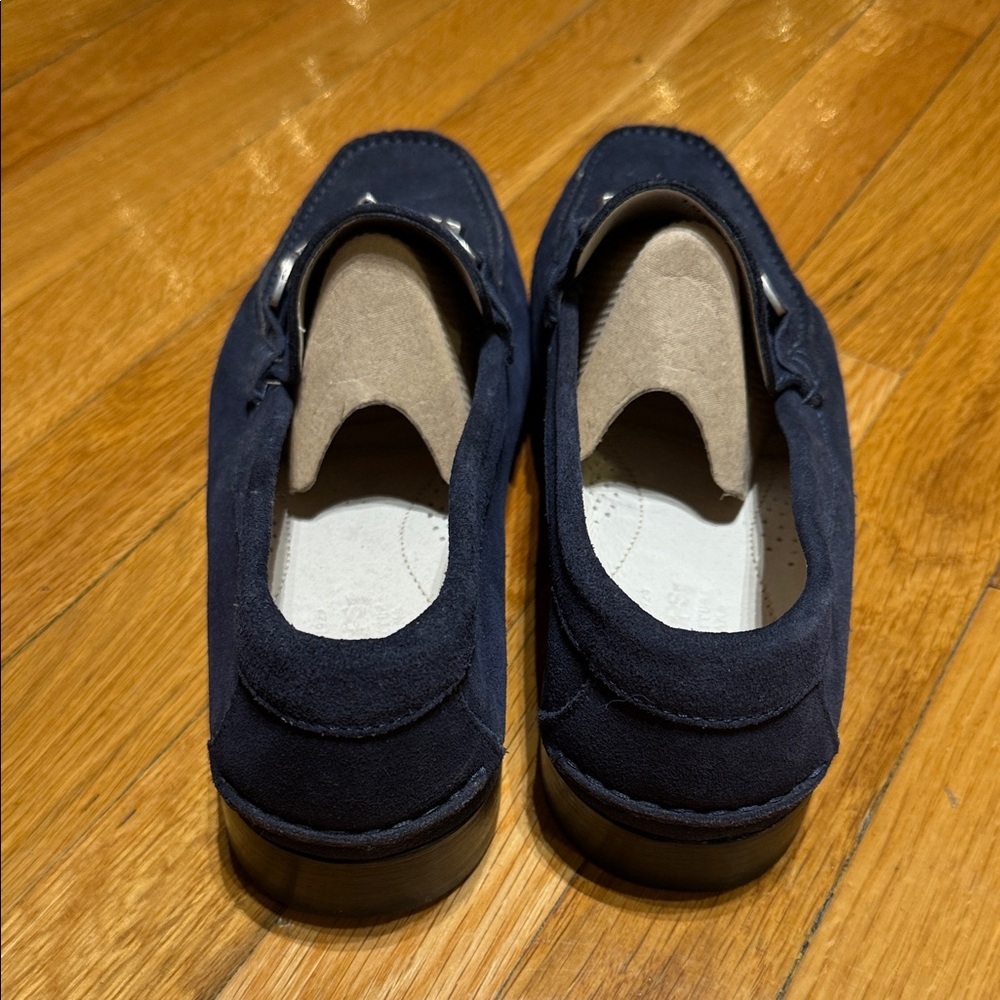 Hand Made Vero Cuoio Men's Dark Blue Leather Loafers Size 11
MADE IN ITALY 🇮🇹 - Picture 6 of 7